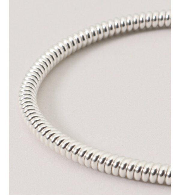 FRAMeWORK「PLOW/プラウ spring ブレスレット（シルバー）」|ブレスレット・バングル|