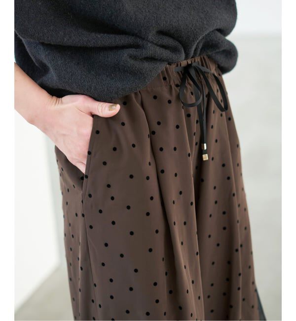 Spick and Span「《WEB限定》フロッキードットイージーパンツ」|その他|