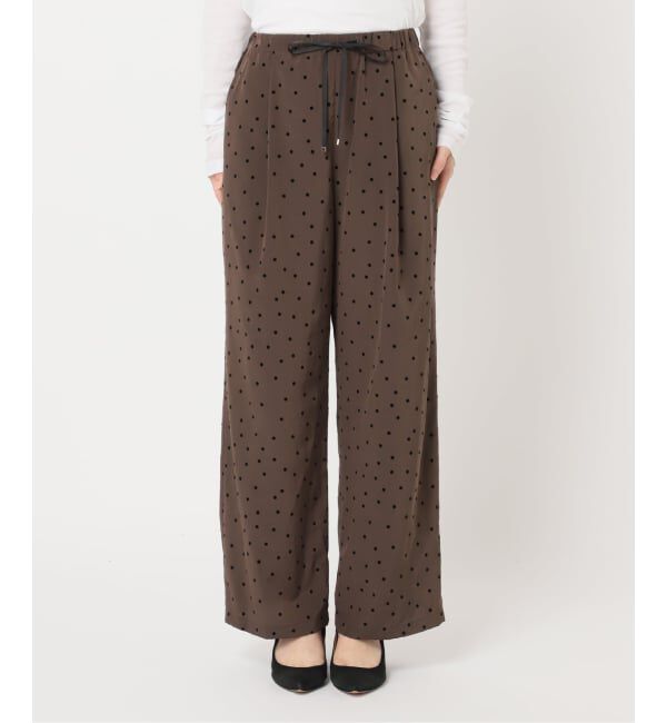 Spick and Span「《WEB限定》フロッキードットイージーパンツ」|その他|