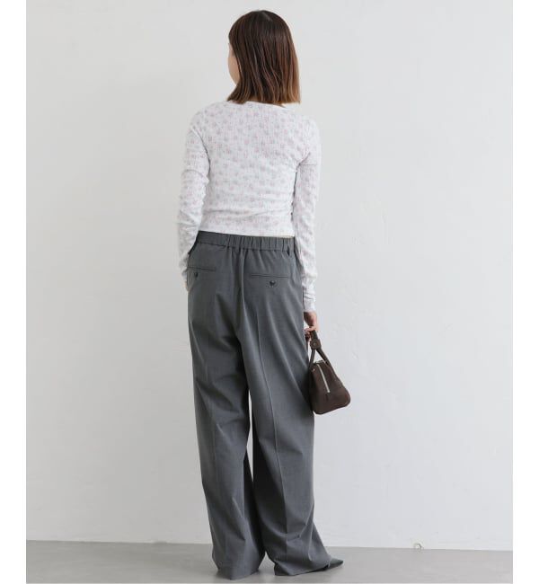 U by SPICK&SPAN「《追加3》2WAYトロタックイージーワイド」|スラックス|