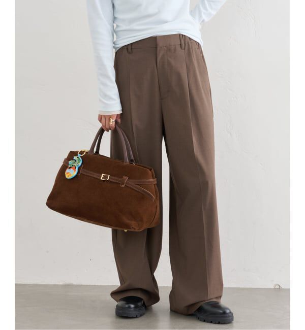 U by SPICK&SPAN「《追加3》2WAYトロタックイージーワイド」|スラックス|