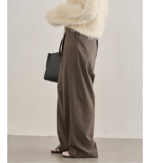 U by SPICK&SPAN「《追加3》2WAYトロタックイージーワイド」|スラックス|