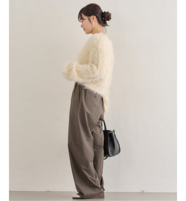 U by SPICK&SPAN「《追加3》2WAYトロタックイージーワイド」|スラックス|