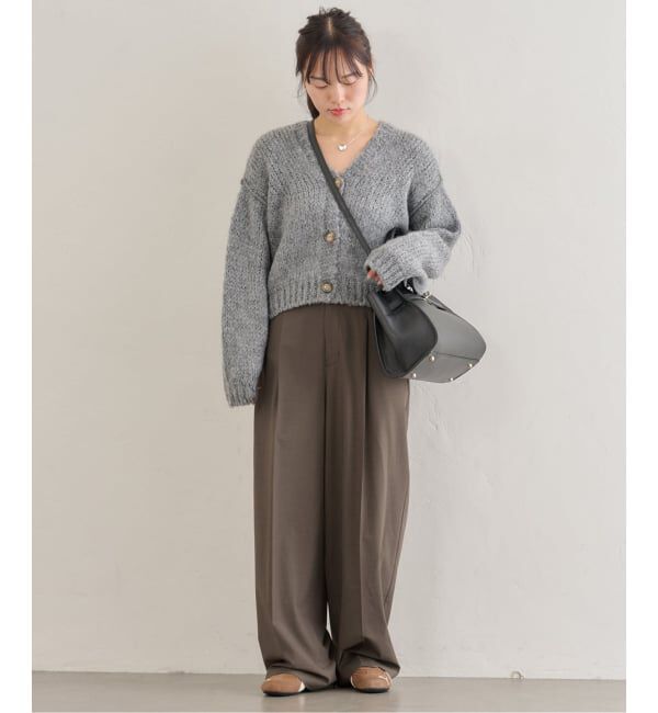 U by SPICK&SPAN「《追加3》2WAYトロタックイージーワイド」|スラックス|