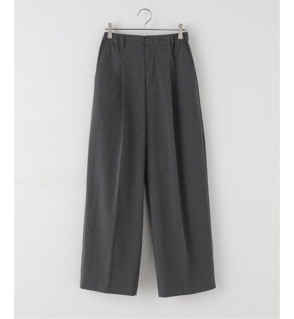 U by SPICK&SPAN「《追加3》2WAYトロタックイージーワイド」|スラックス|