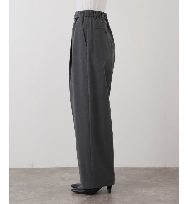 U by SPICK&SPAN「《追加3》2WAYトロタックイージーワイド」|スラックス|