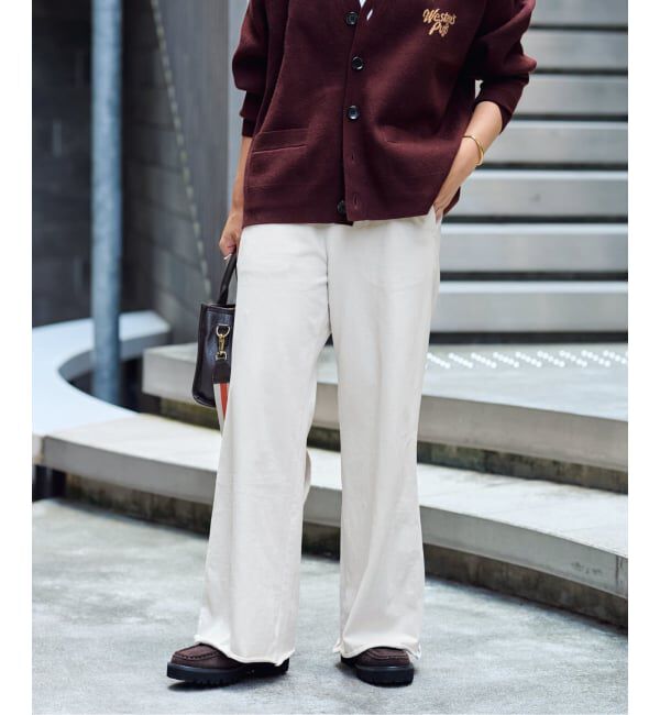 FRAMeWORK「ウェットオゾンセミフレアパンツ」|その他|