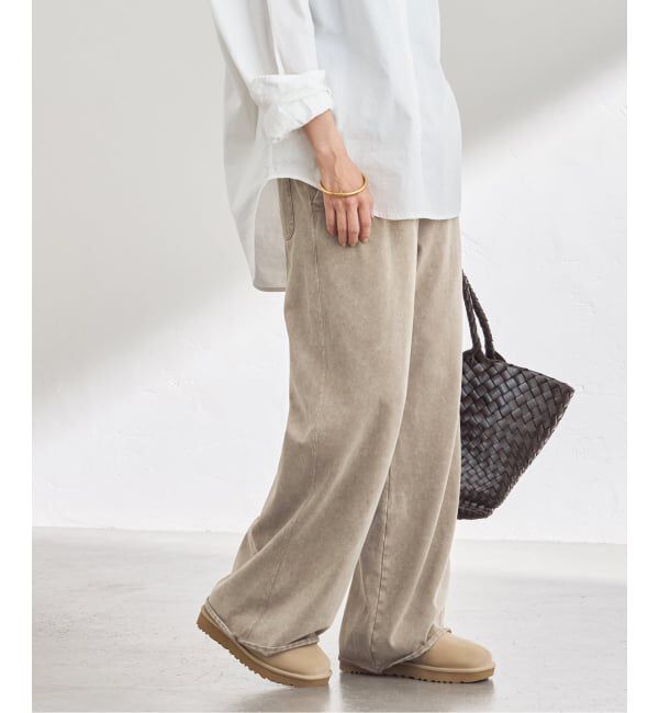 FRAMeWORK「ウェットオゾンセミフレアパンツ」|その他|