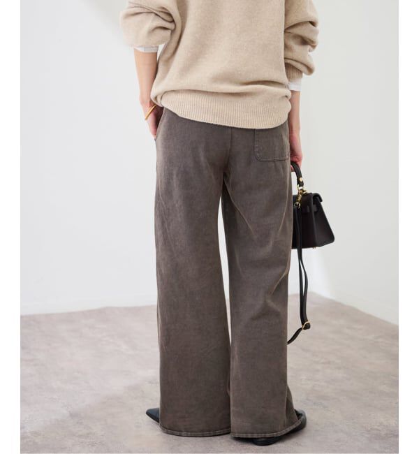 FRAMeWORK「ウェットオゾンセミフレアパンツ」|その他|