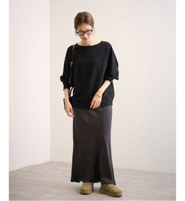 FRAMeWORK「≪追加≫シルキーキュプラバイアススカート」|スカート|