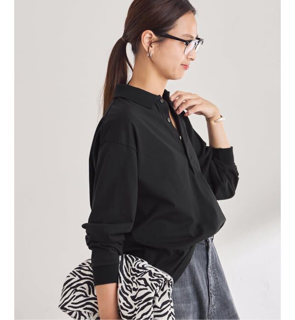 FRAMeWORK「ロングスリーブポロシャツ」|Tシャツ・カットソー|