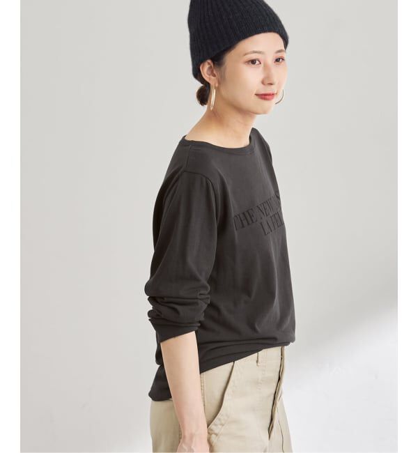 FRAMeWORK「デザインロゴロンTee」|Tシャツ・カットソー|