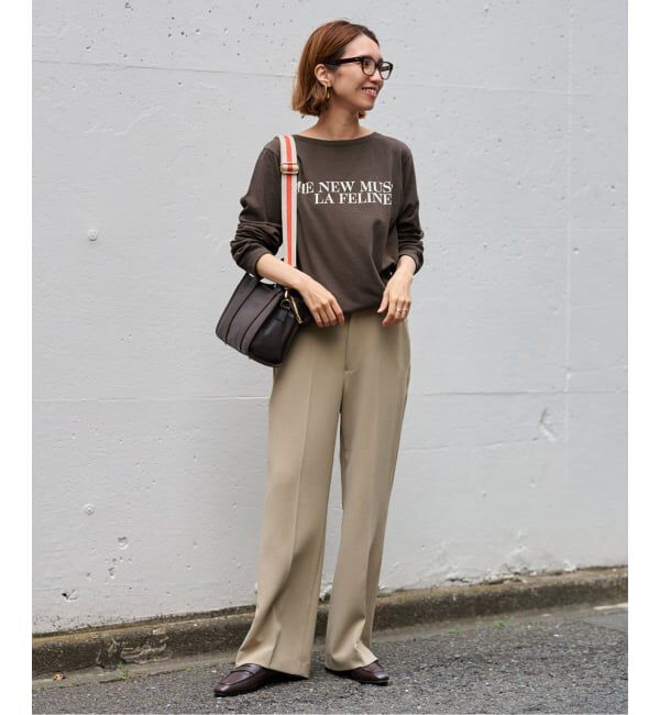 FRAMeWORK「デザインロゴロンTee」|Tシャツ・カットソー|