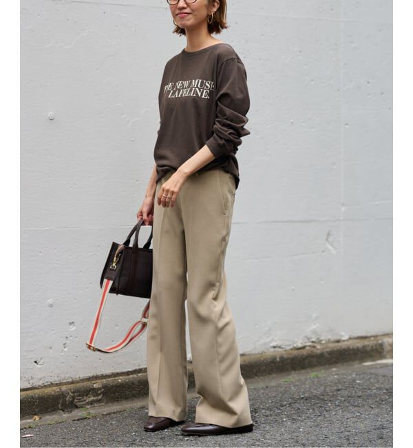 FRAMeWORK「デザインロゴロンTee」|Tシャツ・カットソー|