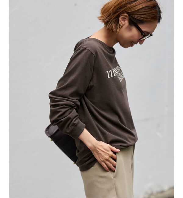 FRAMeWORK「デザインロゴロンTee」|Tシャツ・カットソー|