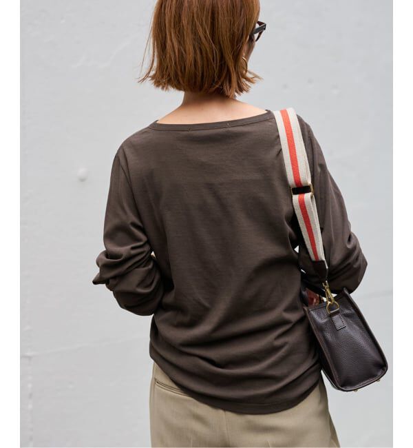 FRAMeWORK「デザインロゴロンTee」|Tシャツ・カットソー|