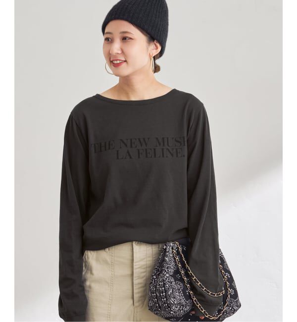 FRAMeWORK「デザインロゴロンTee」|Tシャツ・カットソー|