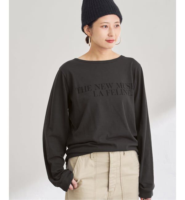 FRAMeWORK「デザインロゴロンTee」|Tシャツ・カットソー|