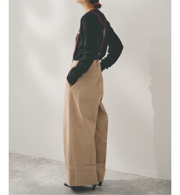 Spick and Span「Higuchi*S サスペンダーツキチノパン」|チノ|