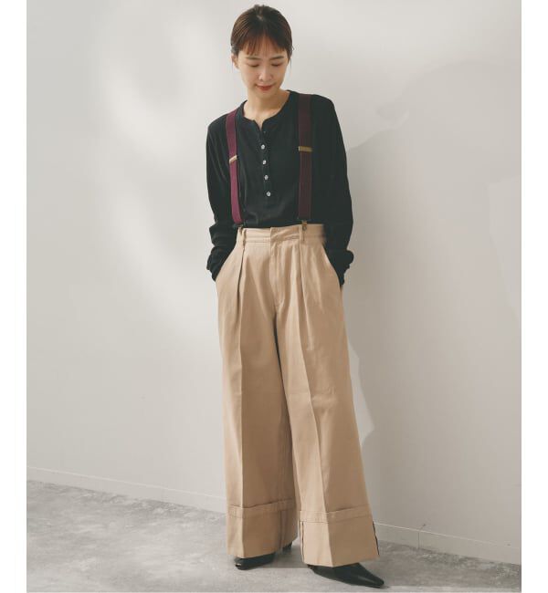 Spick and Span「Higuchi*S サスペンダーツキチノパン」|チノ|