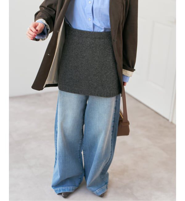 Spick and Span「ニットミニスカート」|スカート|