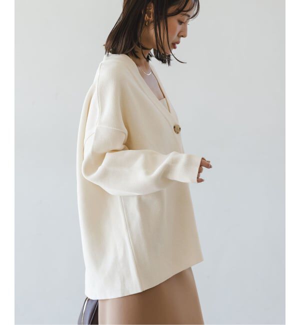 NOBLE「《26SS先行予約》ファインハニカムVネックカーディガン」|カーディガン|