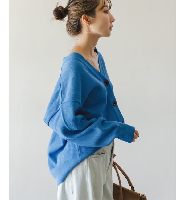 NOBLE「《26SS先行予約》ファインハニカムVネックカーディガン」|カーディガン|