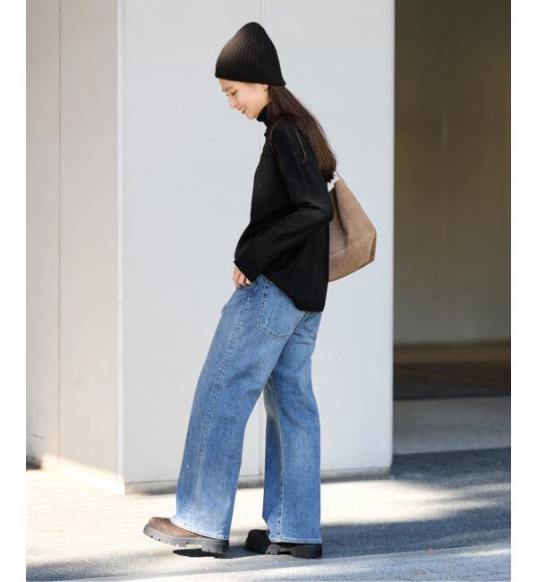 FRAMeWORK「≪追加≫ハトメ付き天竺タートルネック」|ニット・セーター|