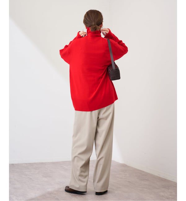 FRAMeWORK「≪追加≫ハトメ付き天竺タートルネック」|ニット・セーター|