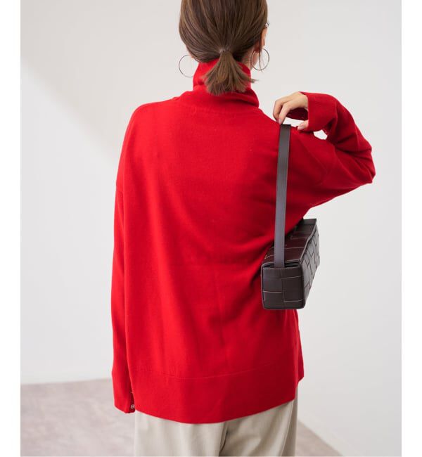 FRAMeWORK「≪追加≫ハトメ付き天竺タートルネック」|ニット・セーター|