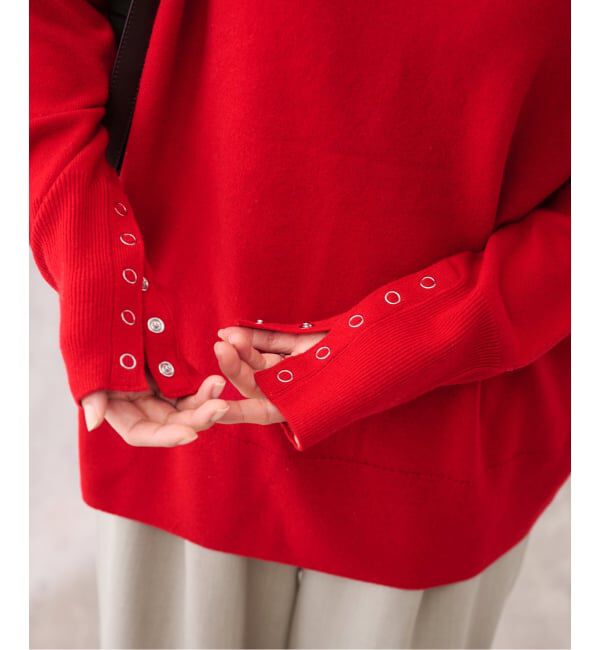 FRAMeWORK「≪追加≫ハトメ付き天竺タートルネック」|ニット・セーター|