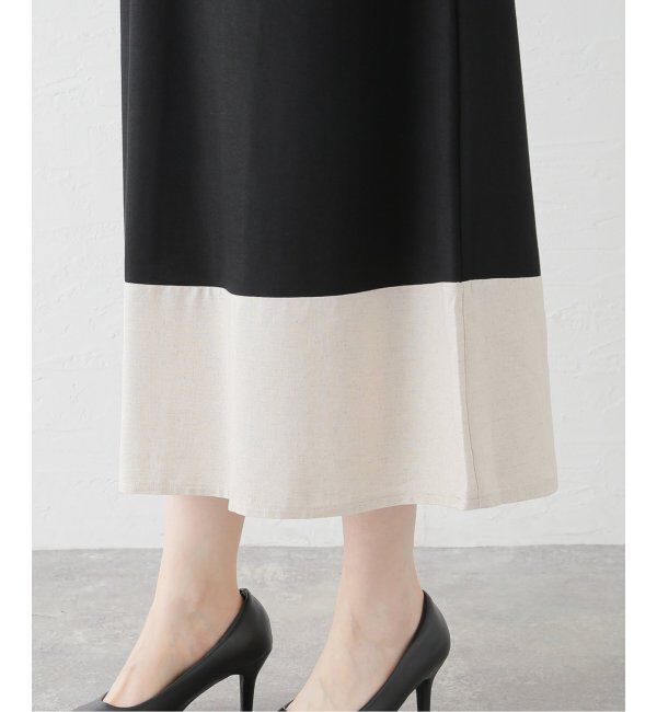  「配色カットワンピース」|ワンピース|