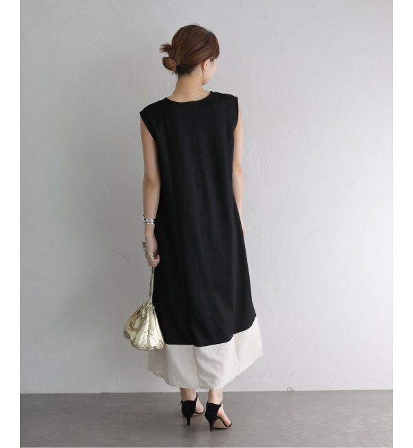  「配色カットワンピース」|ワンピース|