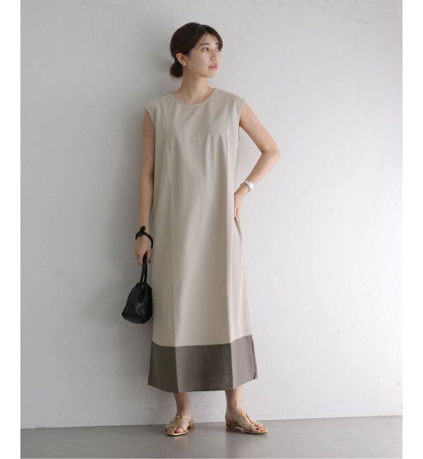  「配色カットワンピース」|ワンピース|