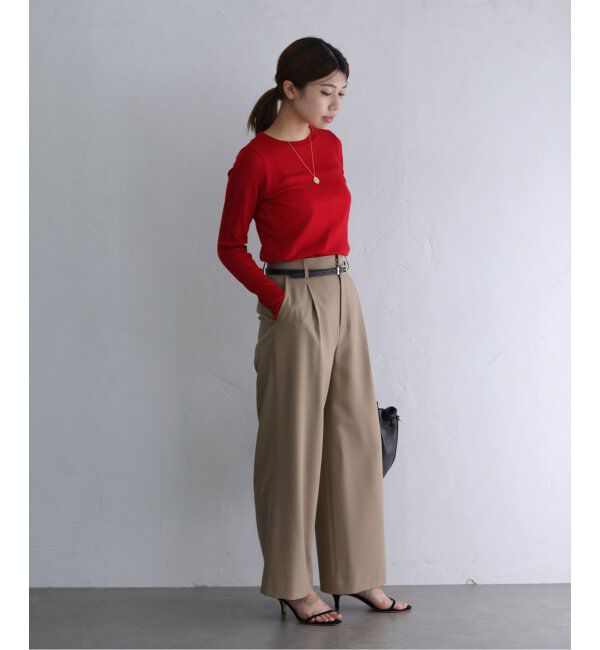  「ウールテレコクルーネックカットソー」|Tシャツ・カットソー|