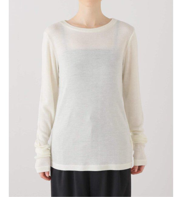  「ウールテレコクルーネックカットソー」|Tシャツ・カットソー|