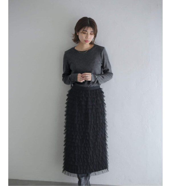  「ウールテレコクルーネックカットソー」|Tシャツ・カットソー|