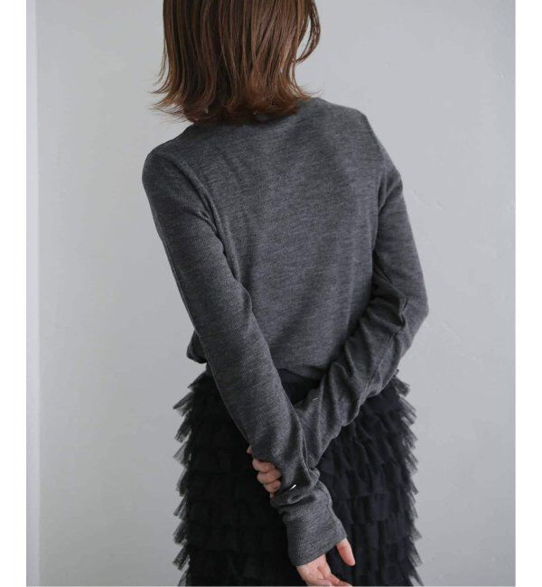  「ウールテレコクルーネックカットソー」|Tシャツ・カットソー|