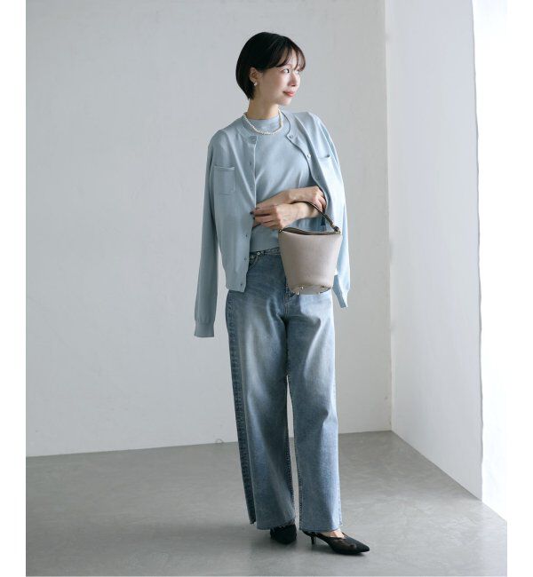  「シルケットコットンアンサンブル」|ニット・セーター|