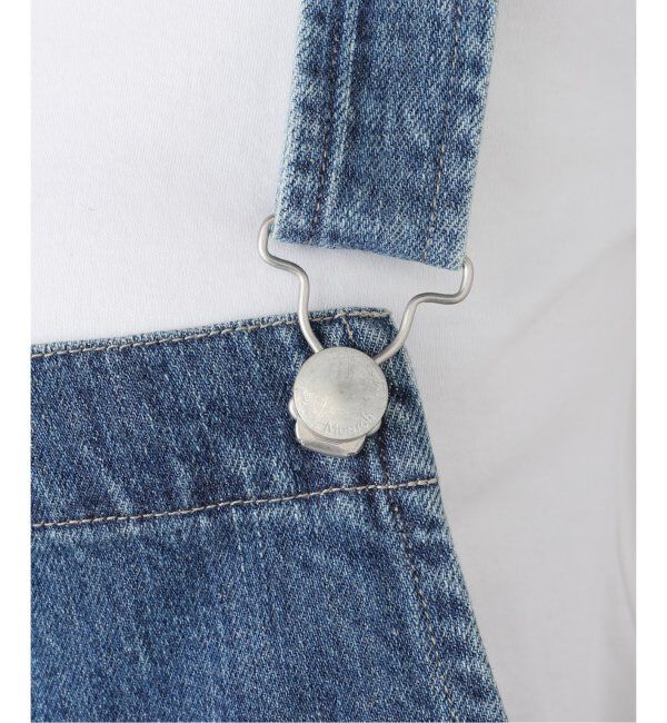  「【洗える】Munich/ミューニック スラブコットンデニムオールインワン」|オールインワン|