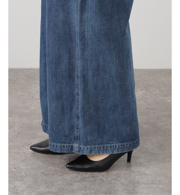  「【洗える】Munich/ミューニック スラブコットンデニムオールインワン」|オールインワン|