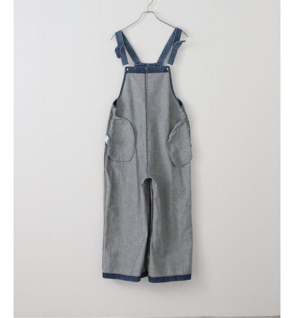  「【洗える】Munich/ミューニック スラブコットンデニムオールインワン」|オールインワン|