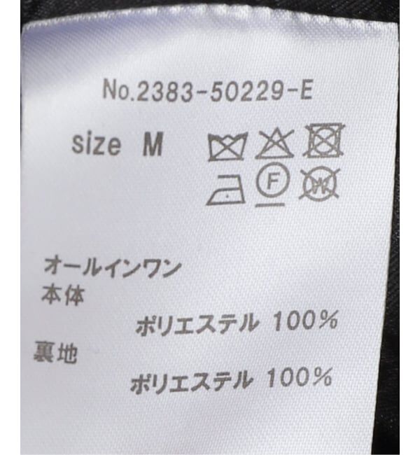  「セットアップパンツドレス」|ドレス|