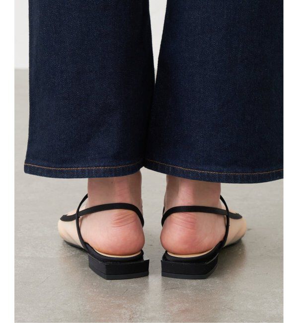 GRISE「《追加》GRISEポインテッドコンビストラップスリングバック」|その他|