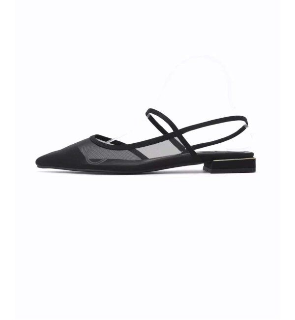 GRISE「《追加》GRISEポインテッドコンビストラップスリングバック」|その他|