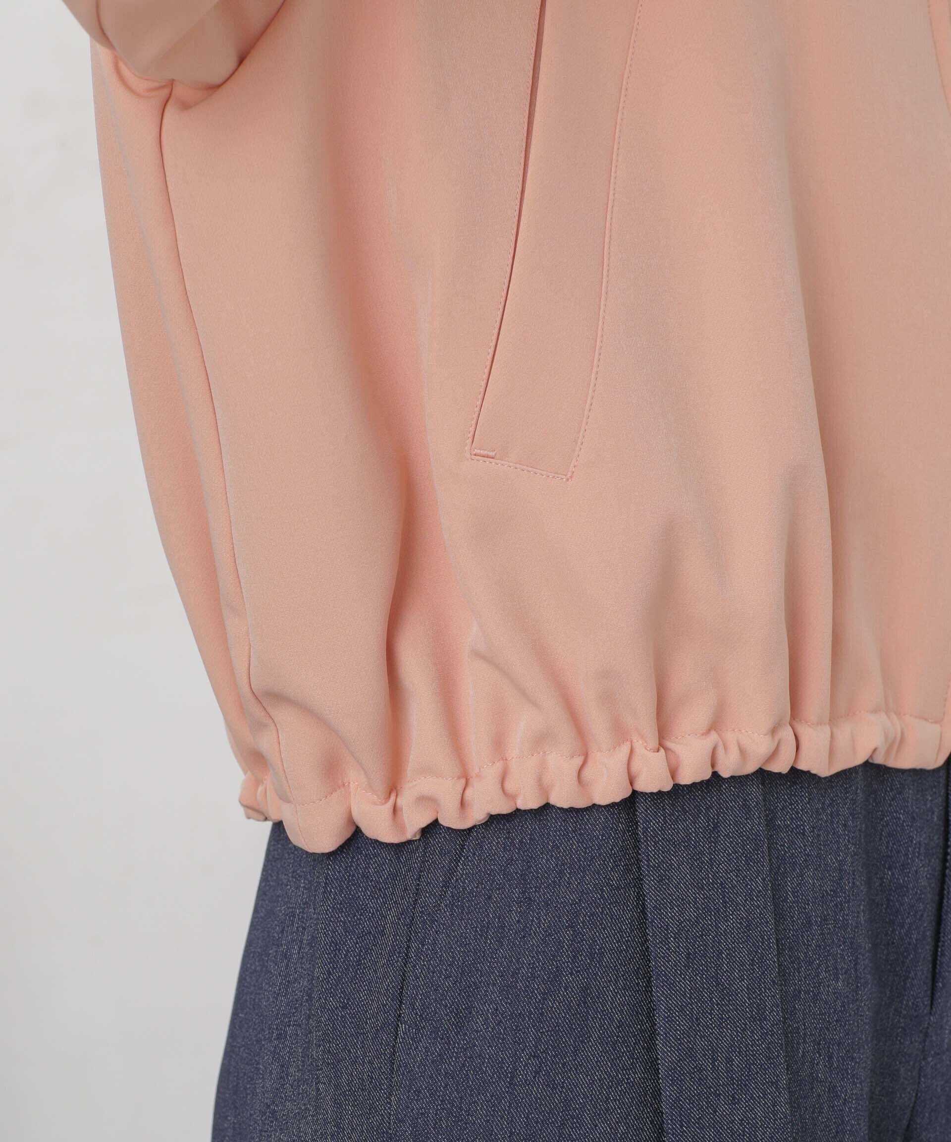 nano･universe「ダブルクロスリブブルゾン」|ブルゾン・スタジャン|