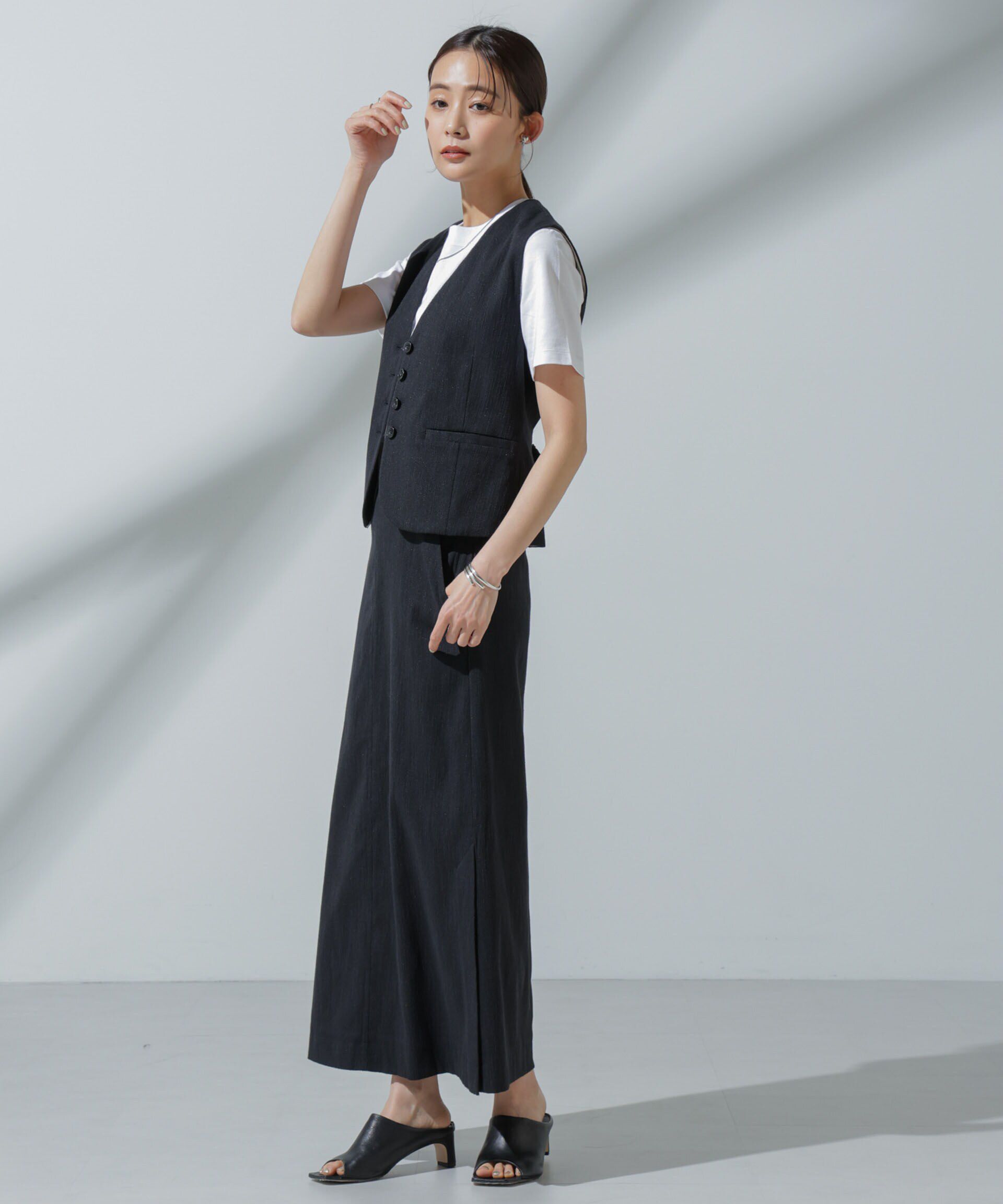 nano･universe「Anti Soaked(R) 汗染み防止 クルーネックTシャツ」|Tシャツ・カットソー|