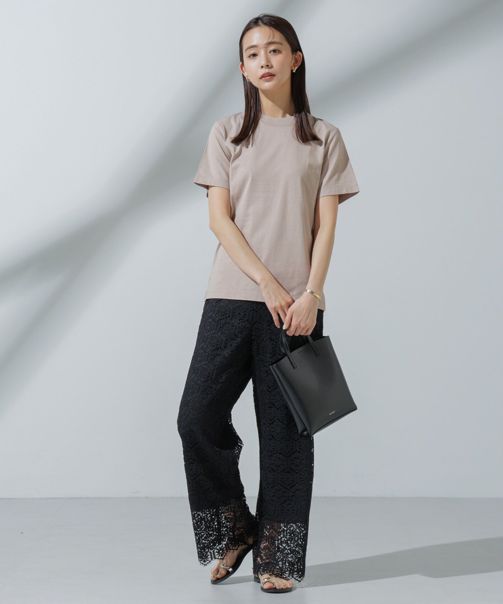 nano･universe「Anti Soaked(R) 汗染み防止 クルーネックTシャツ」|Tシャツ・カットソー|