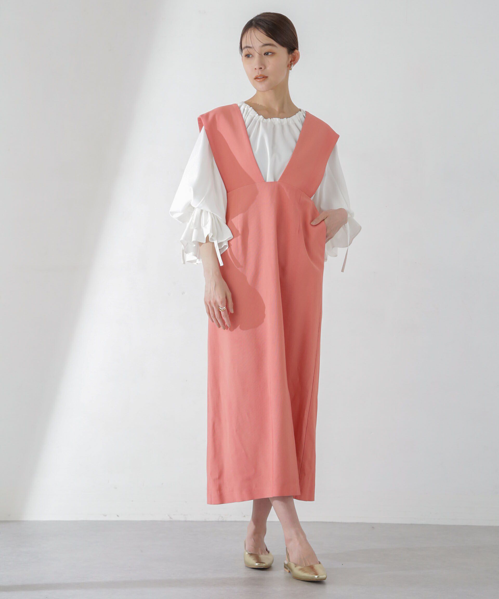 nano･universe「Iラインジャンパースカート」|ワンピース|