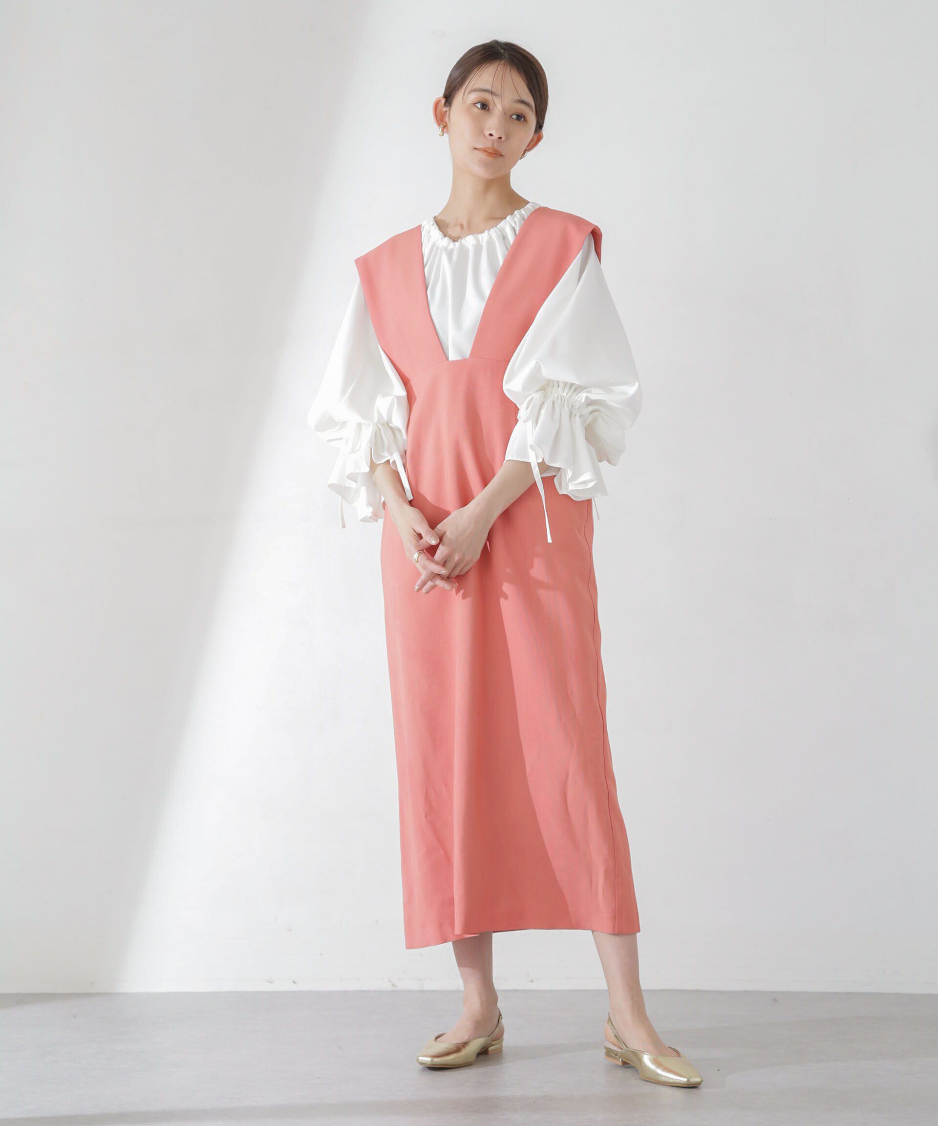 nano･universe「Iラインジャンパースカート」|ワンピース|